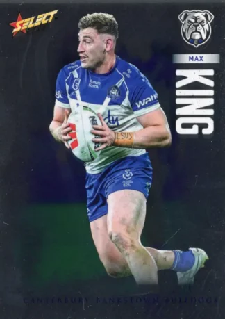 2026 NRL League Heroes Base Silver Foil - Base 033 Max King Canterbury Bulldogs