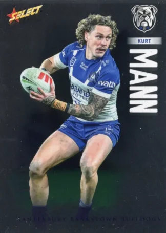 2026 NRL League Heroes Base Silver Foil - Base 035 Kurt Mann Canterbury Bulldogs