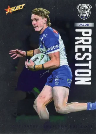 2026 NRL League Heroes Base Silver Foil - Base 036 Jacob Preston Canterbury Bulldogs
