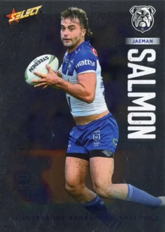 2026 NRL League Heroes Base Silver Foil - Base 037 Jaeman Salmon Canterbury Bulldogs