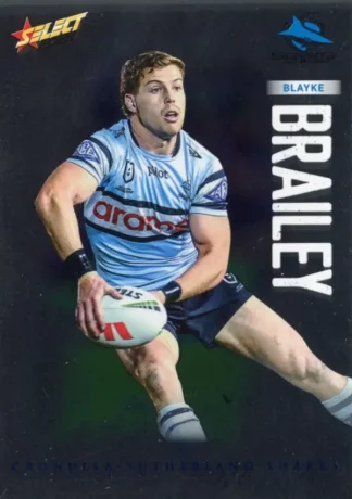 2026 NRL League Heroes Base Silver Foil - Base 041 Blayke Brailey Cronulla Sharks
