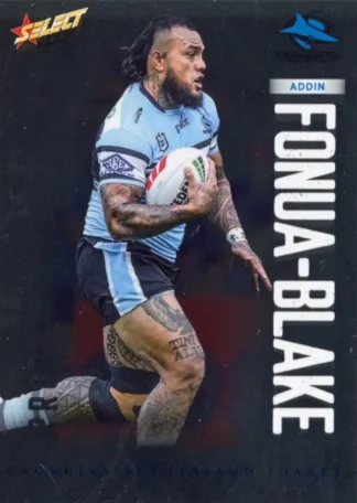 2026 NRL League Heroes Base Silver Foil - Base 043 Addin Fonua-Blake Cronulla Sharks