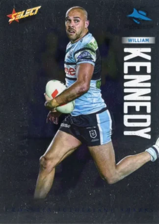 2026 NRL League Heroes Base Silver Foil - Base 046 William Kennedy Cronulla Sharks