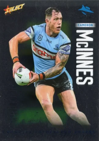 2026 NRL League Heroes Base Silver Foil - Base 047 Cameron McInnes Cronulla Sharks