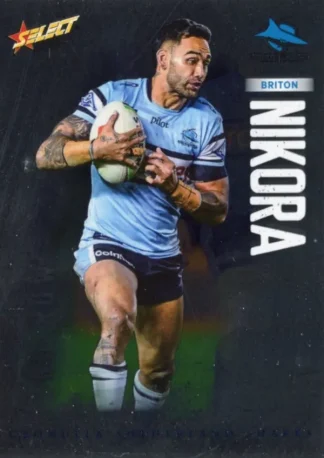 2026 NRL League Heroes Base Silver Foil - Base 049 Briton Nikora Cronulla Sharks