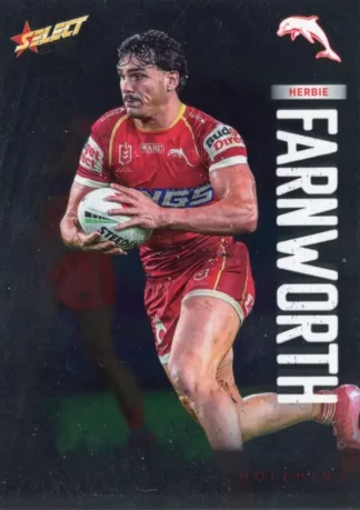 2026 NRL League Heroes Base Silver Foil - Base 055 Herbie Farnworth Dolphins