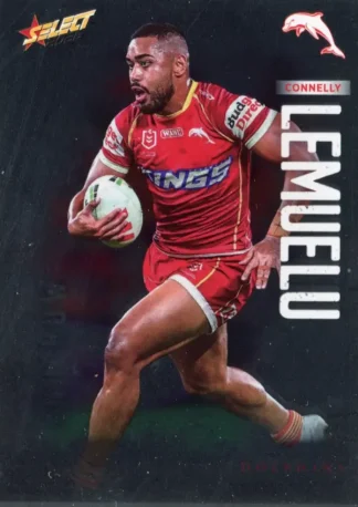 2026 NRL League Heroes Base Silver Foil - Base 061 Connelly Lemuelu Dolphins