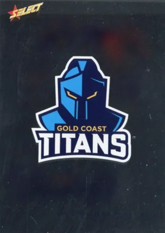 2026 NRL League Heroes Base Silver Foil - Base 066 Gold Coast Titans Logo