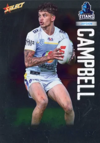 2026 NRL League Heroes Base Silver Foil - Base 068 Jayden Campbell Gold Coast Titans