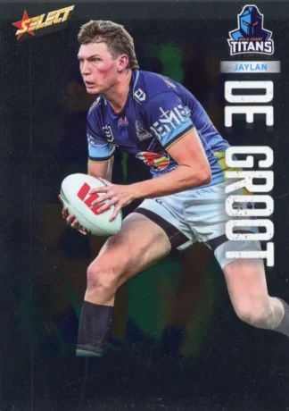 2026 NRL League Heroes Base Silver Foil - Base 070 Jaylan De Groot Gold Coast Titans
