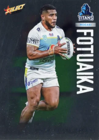 2026 NRL League Heroes Base Silver Foil - Base 073 Moeaki Fotuaika Gold Coast Titans