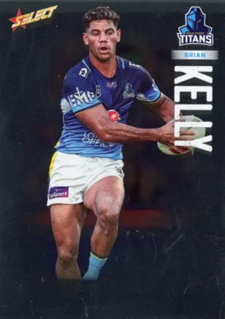 2026 NRL League Heroes Base Silver Foil - Base 074 Brian Kelly Gold Coast Titans