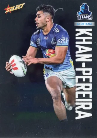 2026 NRL League Heroes Base Silver Foil - Base 075 Alofiana Khan-Pereira Gold Coast Titans