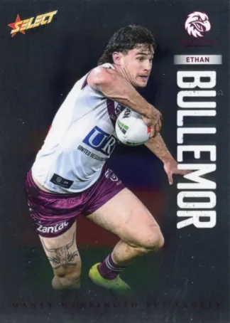 2026 NRL League Heroes Base Silver Foil - Base 081 Ethan Bullemor Manly Sea Eagles