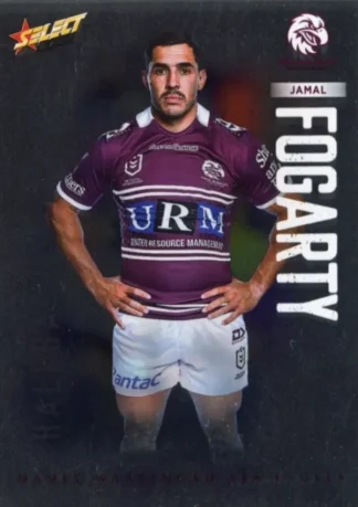 2026 NRL League Heroes Base Silver Foil - Base 082 Jamal Fogarty Manly Sea Eagles