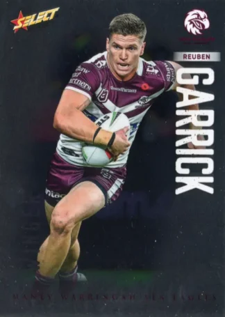 2026 NRL League Heroes Base Silver Foil - Base 083 Reuben Garrick Manly Sea Eagles