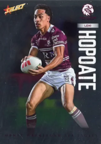 2026 NRL League Heroes Base Silver Foil - Base 084 Lehi Hopoate Manly Sea Eagles