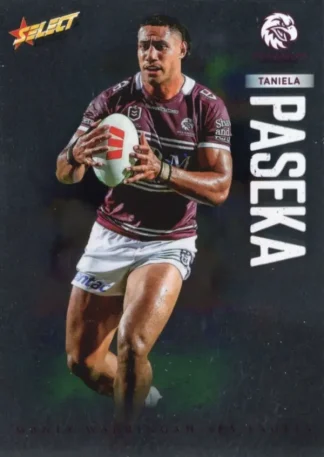 2026 NRL League Heroes Base Silver Foil - Base 087 Taniela Paseka Manly Sea Eagles