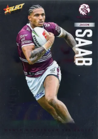 2026 NRL League Heroes Base Silver Foil - Base 088 Jason Saab Manly Sea Eagles