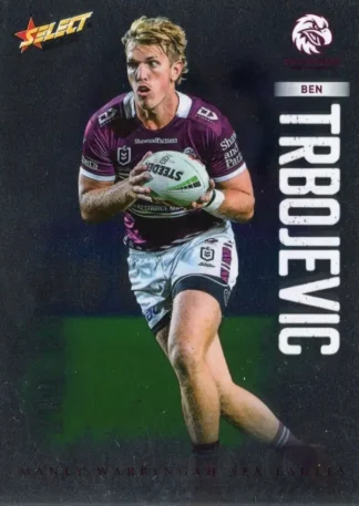 2026 NRL League Heroes Base Silver Foil - Base 089 Ben Trbojevic Manly Sea Eagles