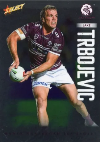 2026 NRL League Heroes Base Silver Foil - Base 090 Jake Trbojevic Manly Sea Eagles