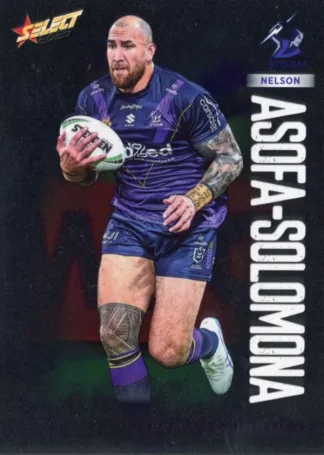2026 NRL League Heroes Base Silver Foil - Base 093 Nelson Asofa-Solomona Melbourne Storm