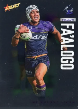 2026 NRL League Heroes Base Silver Foil - Base 095 Sualauvi Fa’alogo Melbourne Storm