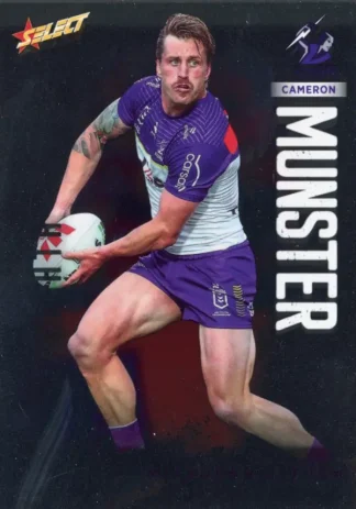 2026 NRL League Heroes Base Silver Foil - Base 100 Cameron Munster Melbourne Storm