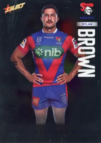 2026 NRL League Heroes Base Silver Foil - Base 107 Dylan Brown Newcastle Knights