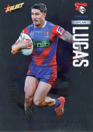 2026 NRL League Heroes Base Silver Foil - Base 111 Dylan Lucas Newcastle Knights