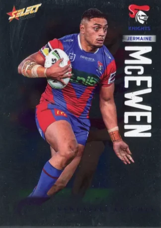 2026 NRL League Heroes Base Silver Foil - Base 113 Jermaine McEwen Newcastle Knights