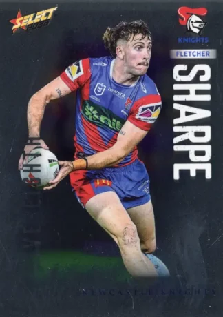 2026 NRL League Heroes Base Silver Foil - Base 116 Fletcher Sharpe Newcastle Knights