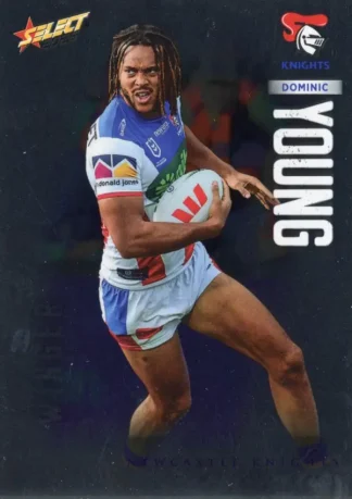 2026 NRL League Heroes Base Silver Foil - Base 117 Dominic Young Newcastle Knights