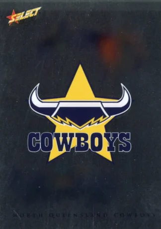 2026 NRL League Heroes Base Silver Foil - Base 118 North QLD Cowboys Logo