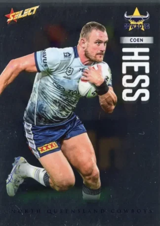 2026 NRL League Heroes Base Silver Foil - Base 123 Coen Hess North QLD Cowboys