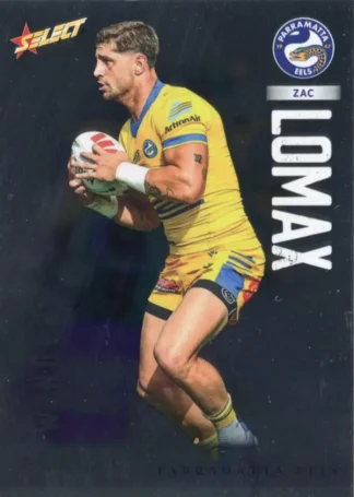 2026 NRL League Heroes Base Silver Foil - Base 135 Zac Lomax Parramatta Eels