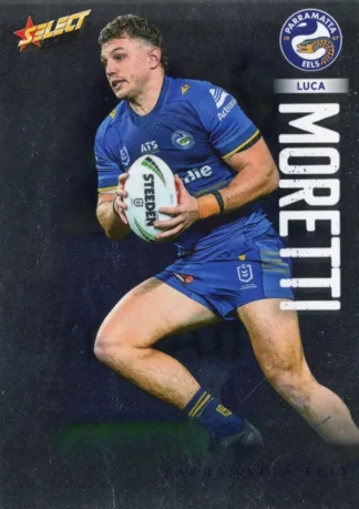 2026 NRL League Heroes Base Silver Foil - Base 136 Luca Moretti Parramatta Eels