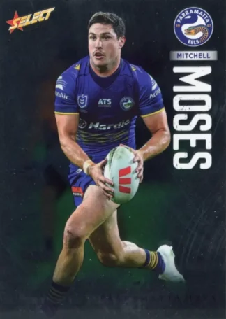 2026 NRL League Heroes Base Silver Foil - Base 137 Mitchell Moses Parramatta Eels