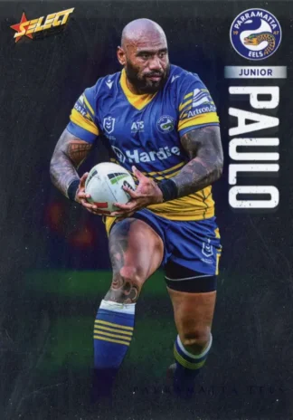 2026 NRL League Heroes Base Silver Foil - Base 138 Junior Paulo Parramatta Eels