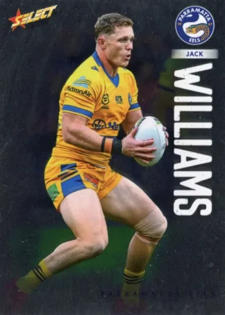 2026 NRL League Heroes Base Silver Foil - Base 143 Jack Williams Parramatta Eels