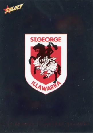 2026 NRL League Heroes Base Silver Foil - Base 170 St George Dragons Logo