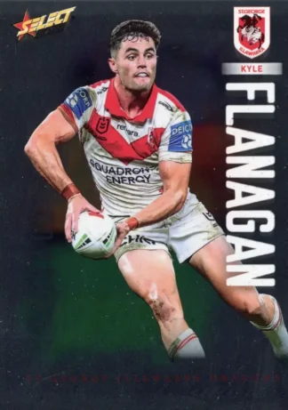 2026 NRL League Heroes Base Silver Foil - Base 173 Kyle Flanagan St George Dragons