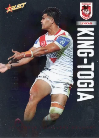 2026 NRL League Heroes Base Silver Foil - Base 178 Lyhkan King-Togia St George Dragons