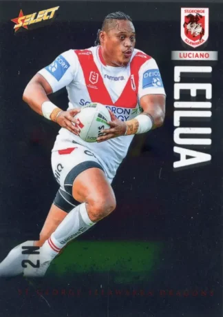 2026 NRL League Heroes Base Silver Foil - Base 179 Luciano Leilua St George Dragons