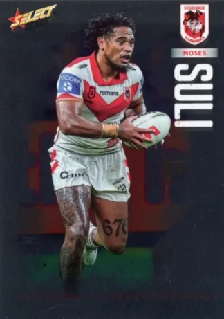 2026 NRL League Heroes Base Silver Foil - Base 182 Moses Suli St George Dragons