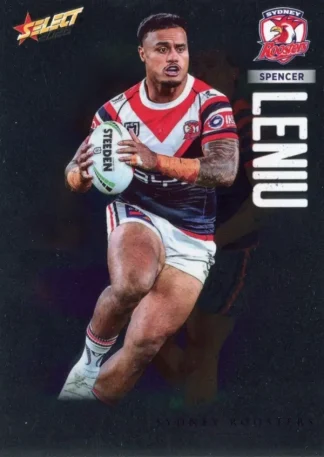 2026 NRL League Heroes Base Silver Foil - Base 186 Spencer Leniu Sydney Roosters