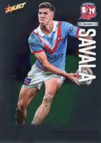 2026 NRL League Heroes Base Silver Foil - Base 188 Hugo Savala Sydney Roosters