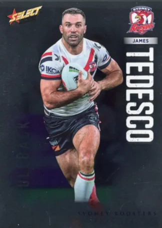 2026 NRL League Heroes Base Silver Foil - Base 190 James Tedesco Sydney Roosters