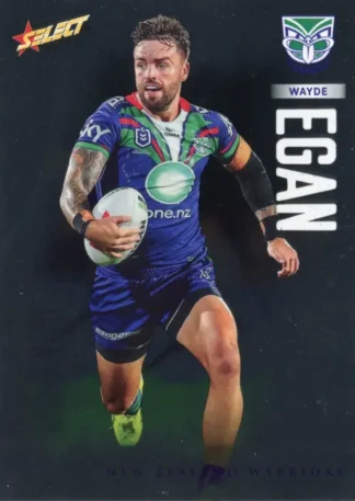 2026 NRL League Heroes Base Silver Foil - Base 199 Wayde Egan Warriors