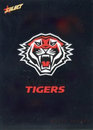 2026 NRL League Heroes Base Silver Foil - Base 209 Wests Tigers Logo
